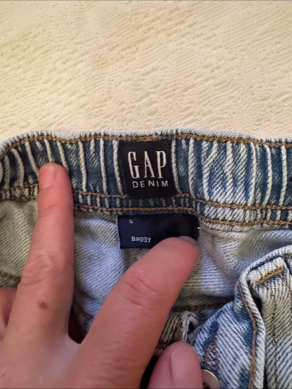 GAP KIDS boys Denim Baggy Jeans size 5/6 size small